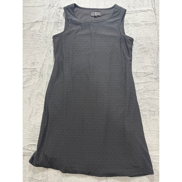 Ronni Nicole Dresses & Skirts - Ronni Nicole Black‎ Eyelet Dress Sleeveless A Line Casual Classic Midi